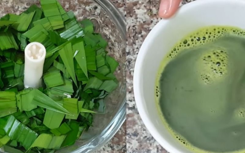 Xay lá dứa Xay lá dứa