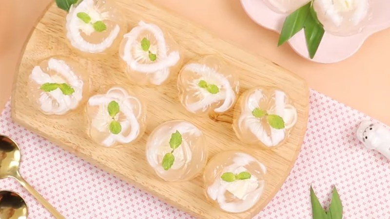 Rau câu dừa phô mai