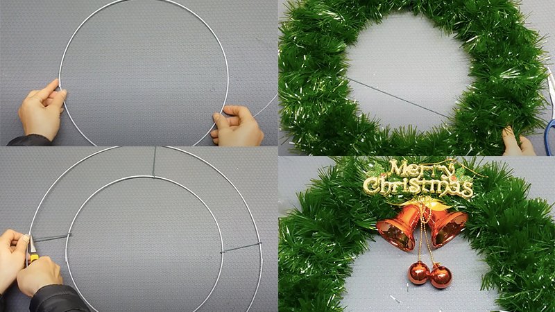 5 cách làm vòng nguyệt quế Noel đơn giản để trang trí cực đẹp