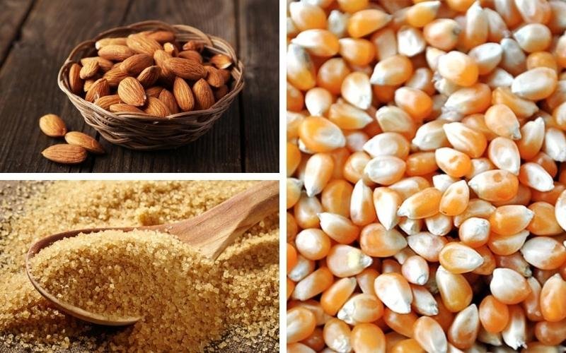 Nguyên liệu làm bắp rang bơ từ bắp tươi