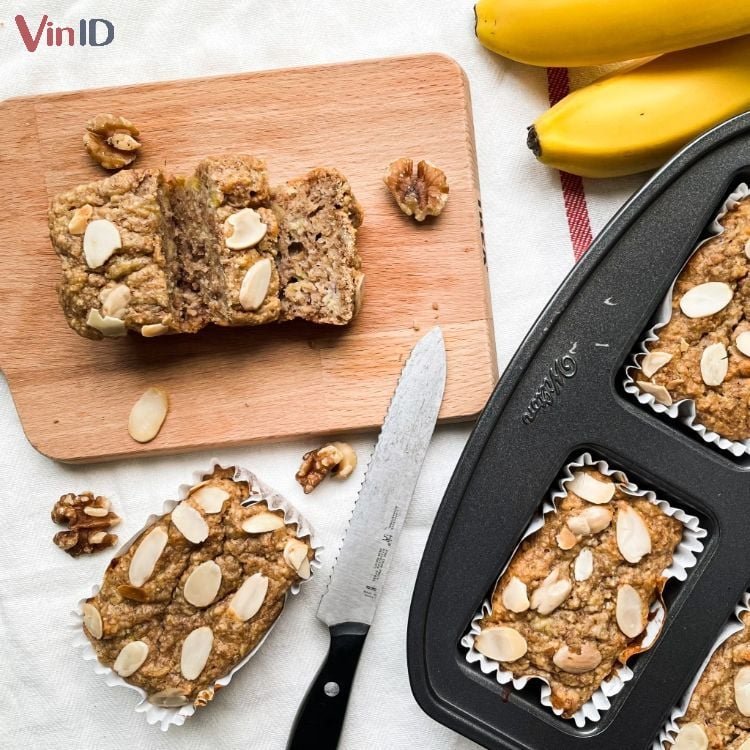 Bánh chuối yến mạch 
