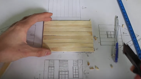 Cách làm mô hình nhà đơn giản bằng que đè lưỡi