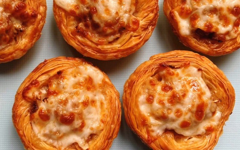Bánh tart mặn bằng nồi chiên không dầu