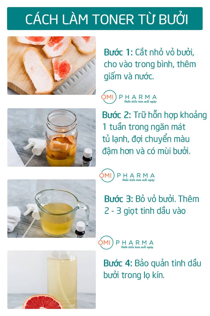 Cách làm toner tại nhà đơn giản, tự nhiên | Omi Pharma-8