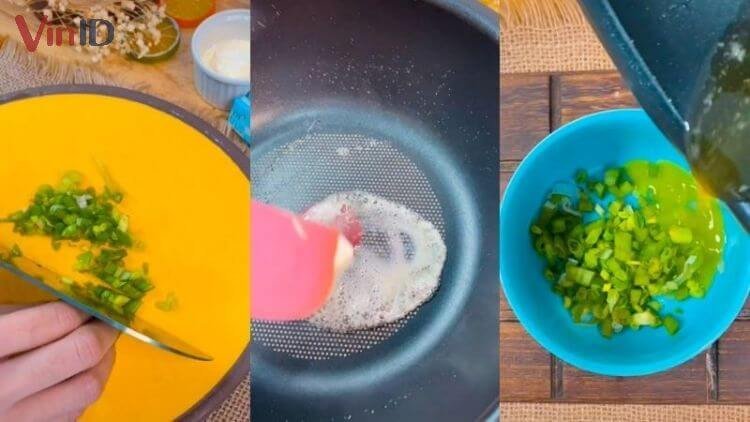 Làm phần bơ hành Làm phần bơ hành