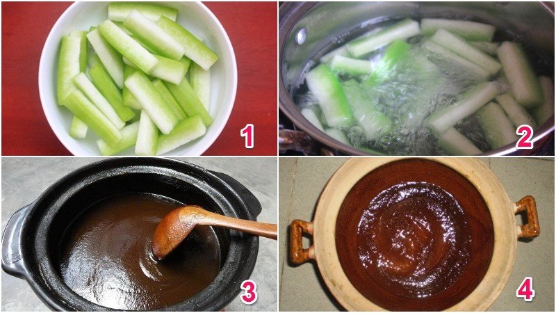 Bạn có thể làm cao bí đao bằng rượu, bí đao và mật ong