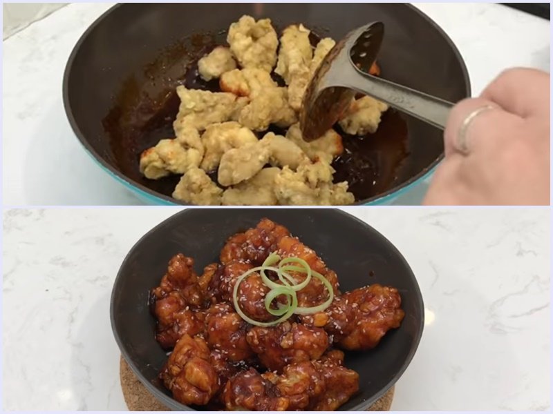 Thành phẩm gà rán Hàn Quốc