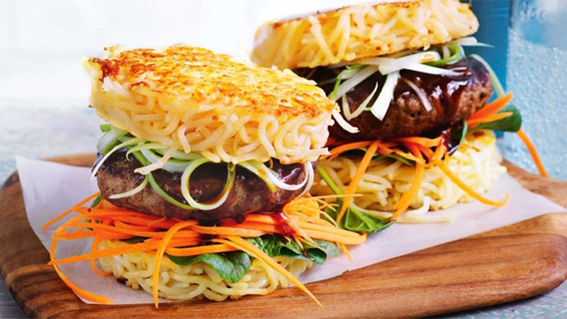 Hamburger mì gói