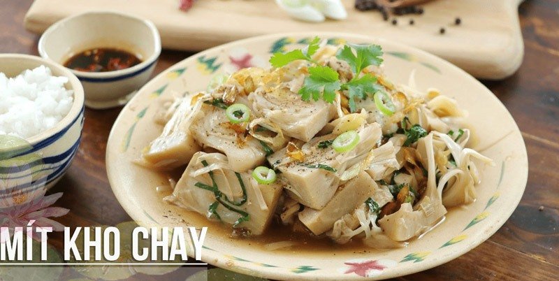 Mít kho chay lạ miệng cho bữa tiệc gia đình