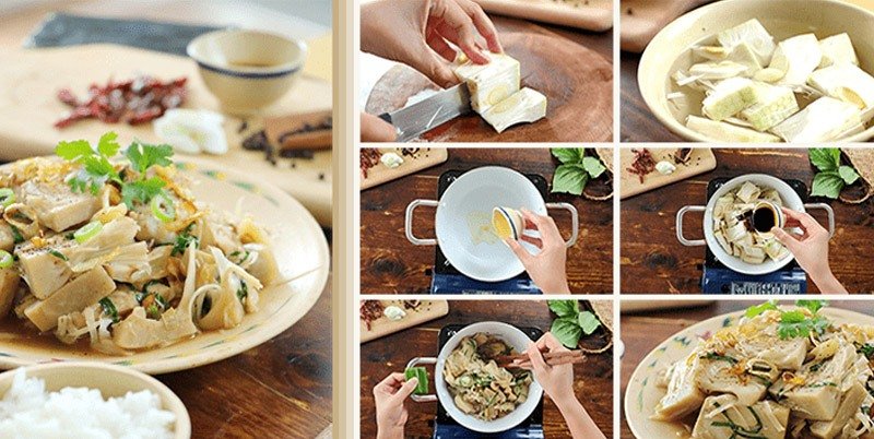 Cách làm mít kho chay tại nhà