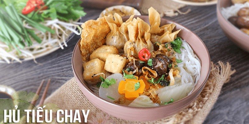 cách làm hủ tiếu chay tại nhà