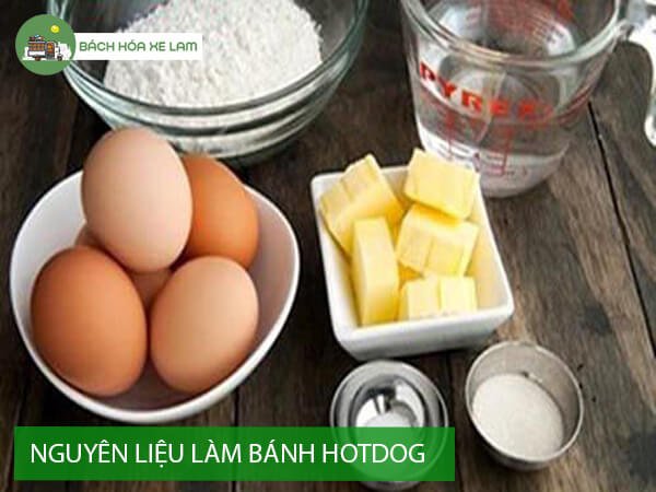 NguyÃªn liá»‡u lÃ m bÃ¡nh hotdog tam giÃ¡c