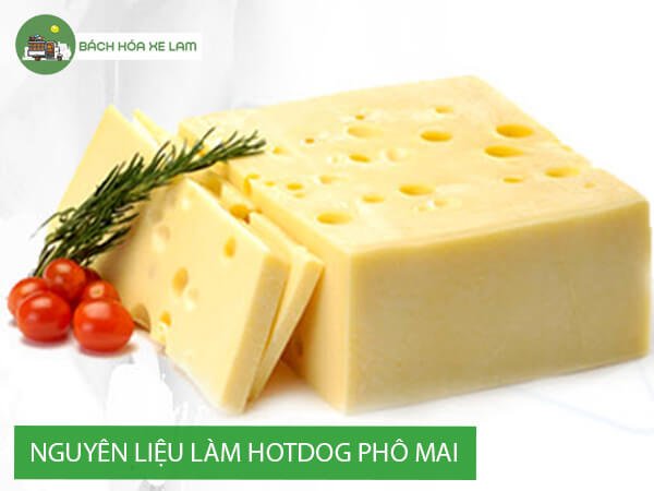 NguyÃªn liá»‡u lÃ m bÃ¡nh hotdog phÃ´ mai hÃ n quá»‘c