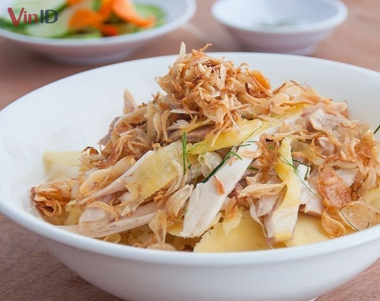 Gà hấp xôi thịt Gà hấp xôi thịt