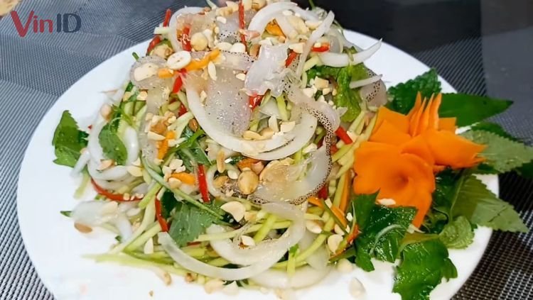 Gỏi sứa hành tây Gỏi sứa hành tây