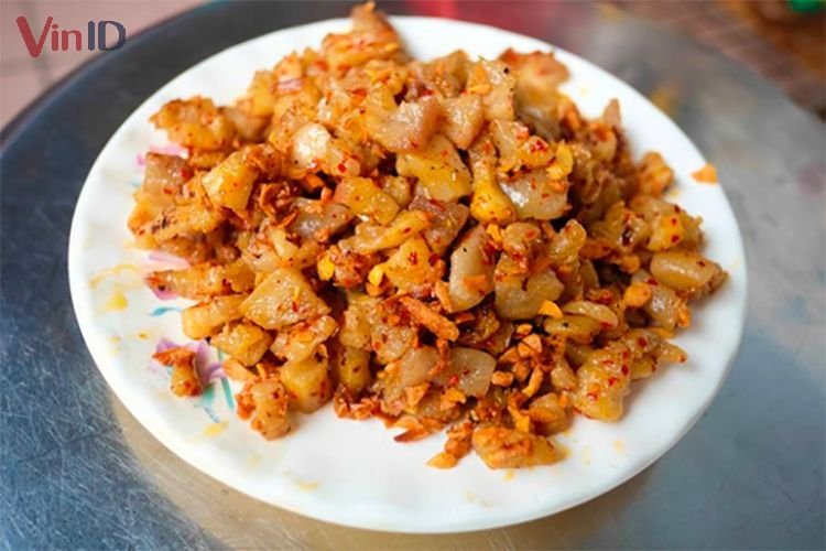 Tóp mỡ rim tỏi ớt Tóp mỡ rim tỏi ớt