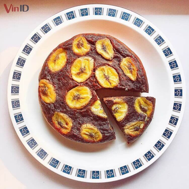 Món bánh yến mạch chuối cacao bằng nồi cơm điện hấp dẫn