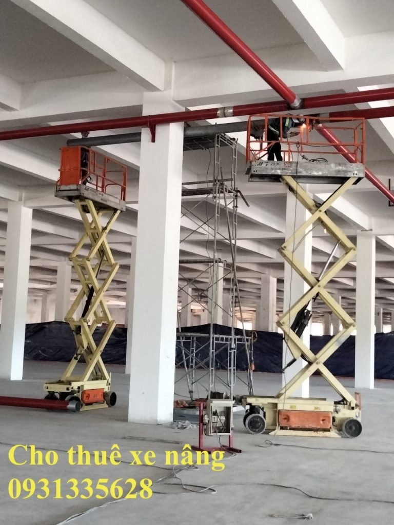 Cho thuê xe nâng người bình dương
