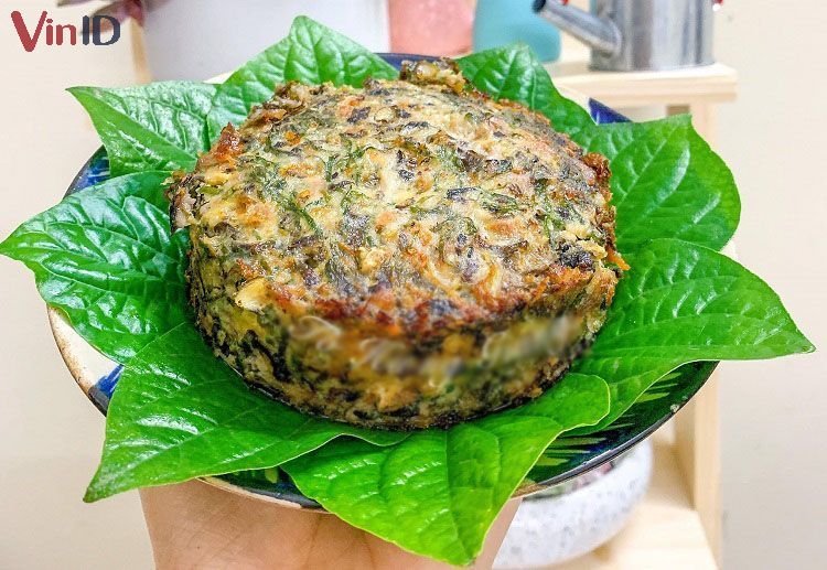 Thành phẩm món chả ốc lá lốt thơm lừng, dậy mùi lá lốt