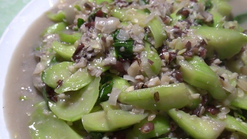 Mướp xào lạc