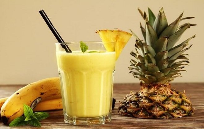 tăng cường quá trình trao đổi chất bằng smoothie dứa và chuối | Nguyễn Kim