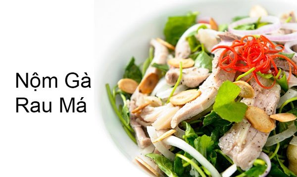Các bước làm nộm rau má với thịt gà