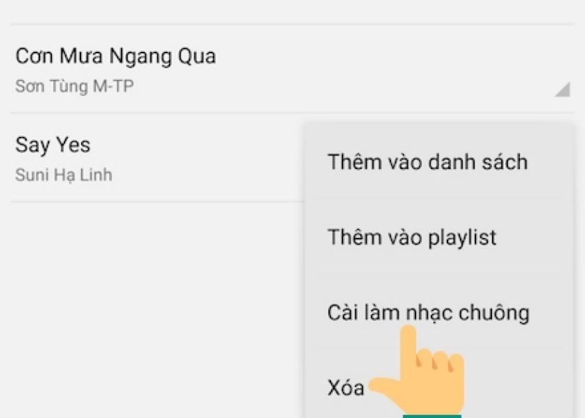 Cách cài nhạc chuông từ Youtube trên điện thoại Android