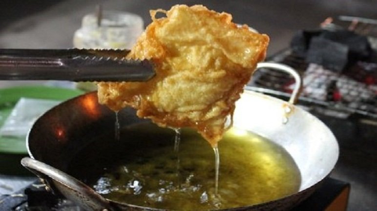 Chiên giòn bánh