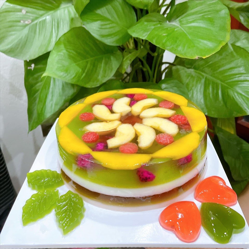 Cach lam banh sinh nhat rau cau 4