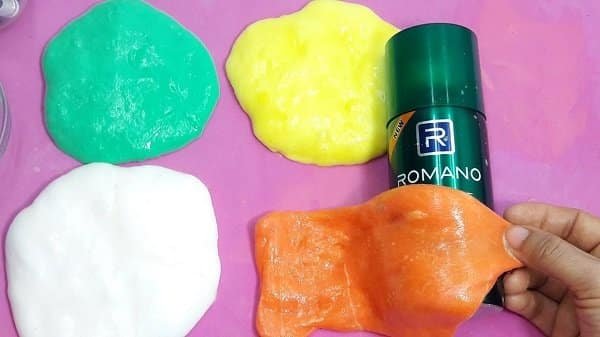 Cách làm slime bằng hồ và kem cạo râu