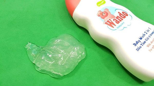 Cách làm slime trong suốt không cần hồ
