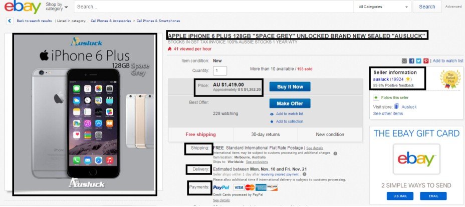 mua hàng Ebay Mỹ