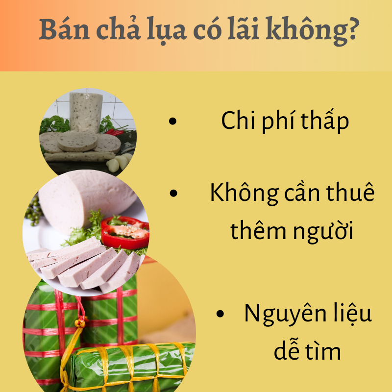 Bán chả lụa có lãi như thế nào? Bán chả lụa có lãi như thế nào?