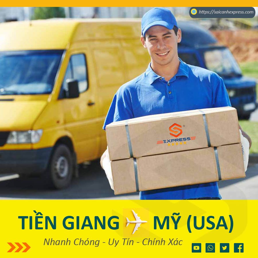 Chuyển phát nhanh đi Mỹ tại Tiền Giang