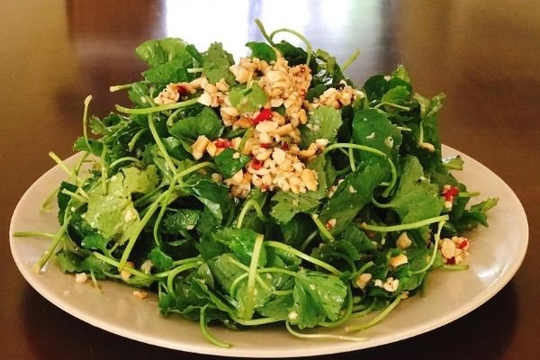 Công thức chế biến nộm rau má chay