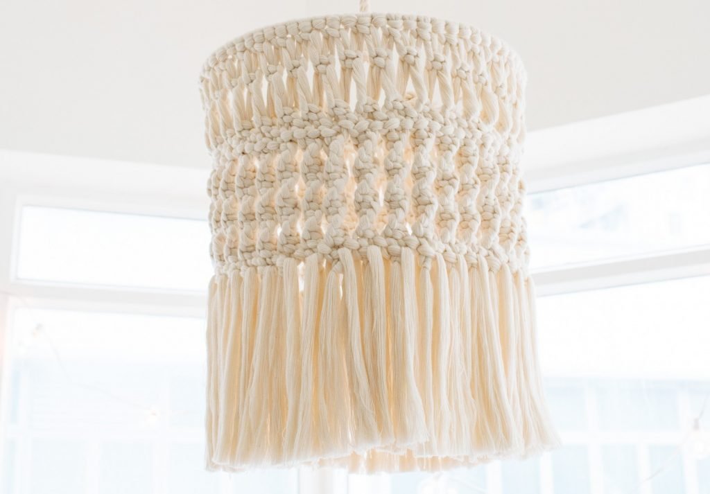 Hướng dẫn cách làm đèn chùm Macrame tuyệt đẹp