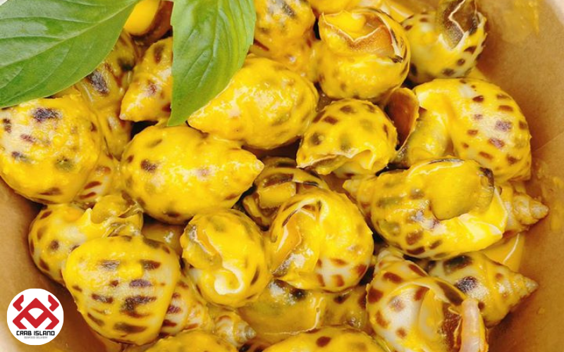 Ốc hương sốt trứng muối thơm ngon mê ly