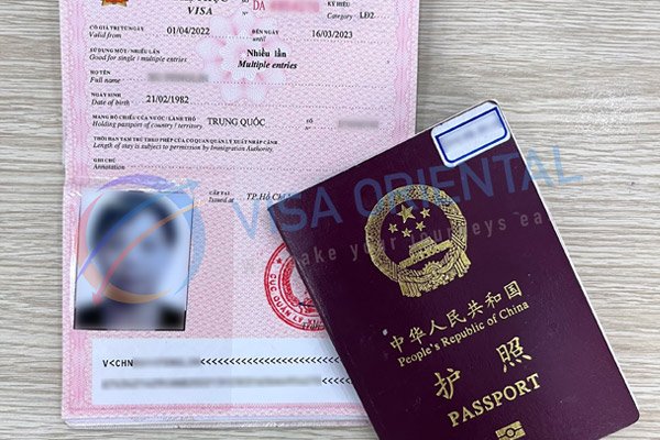 Hồ sơ xin visa Trung Quốc