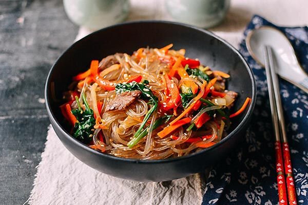 Hoàn thành miến trộn Hàn Quốc