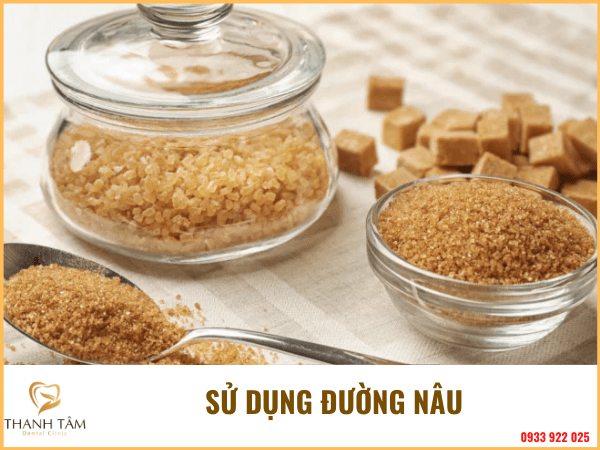 Sử dụng đường nâu