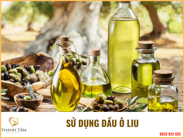 Sử dụng dầu ô liu