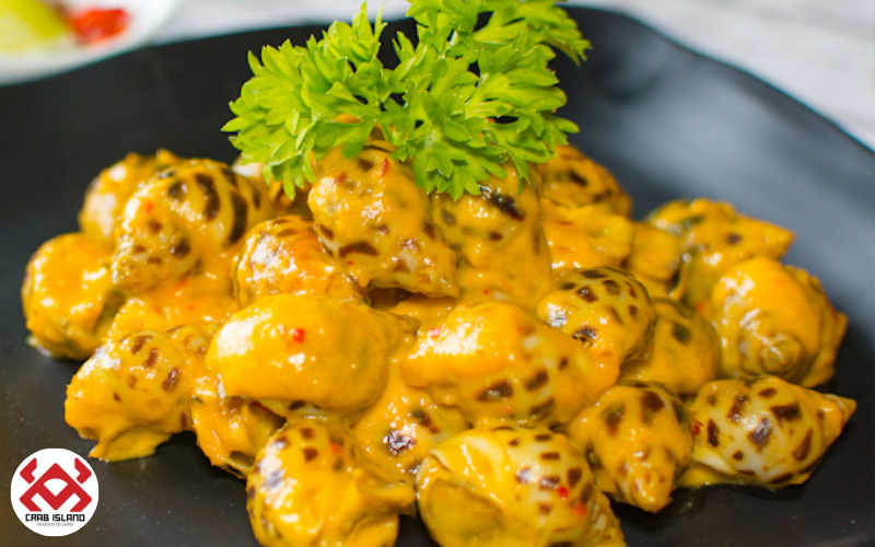 Cách làm món ốc hương trúng muối đơn giản