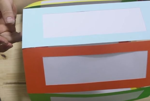 Dán các vách lại