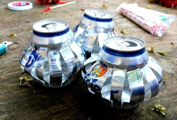 Cách làm đèn trung thu lon bia đơn giản