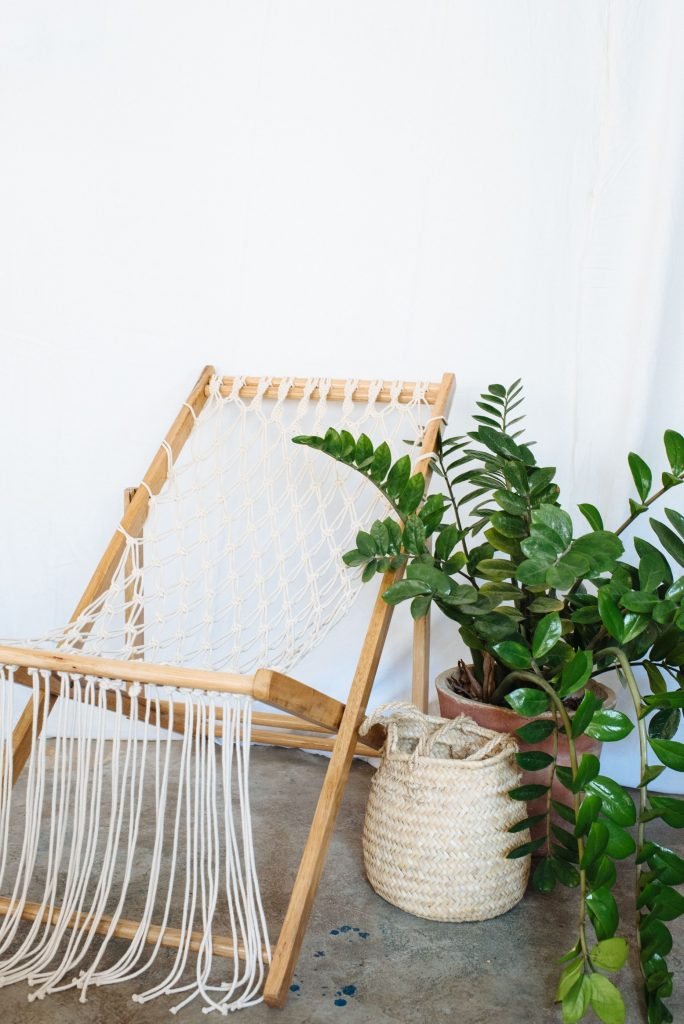 Tự làm ghế macrame