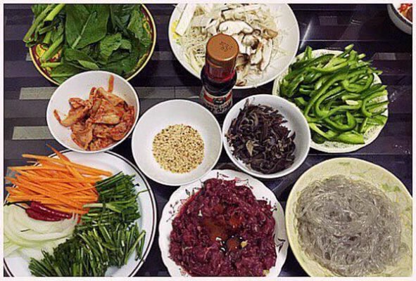 Nguyên liệu miến trộn hàn quốc cách làm miến trộn ngon