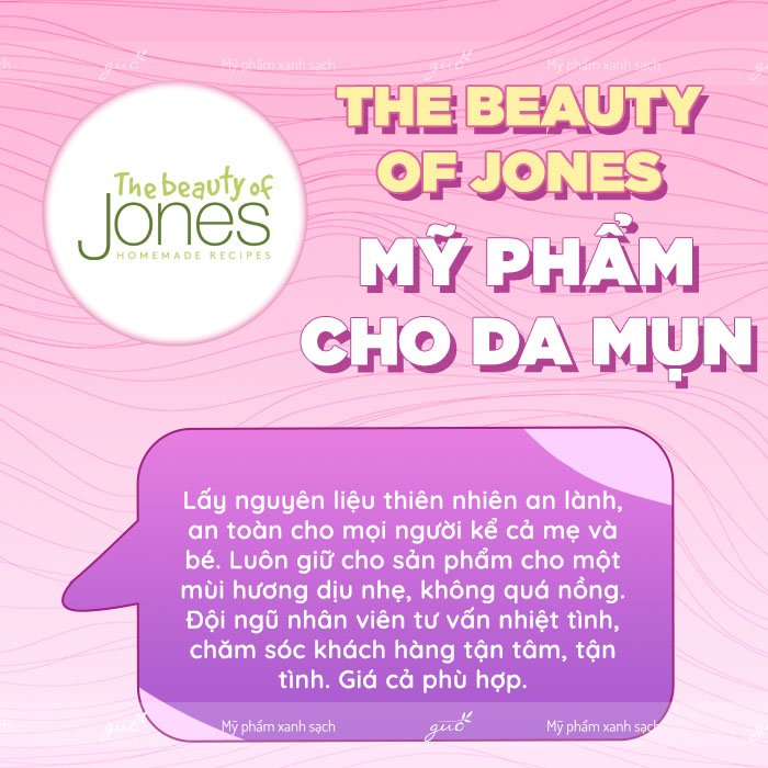 The beauty of jones