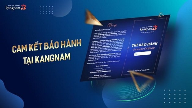 Thẻ bảo hành tại Bệnh Viện Thẩm Mỹ Kangnam