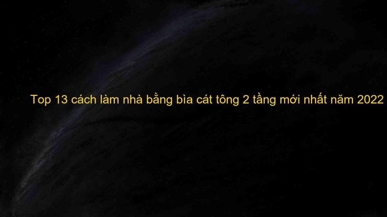 cách làm nhà bếp bằng bìa carton
