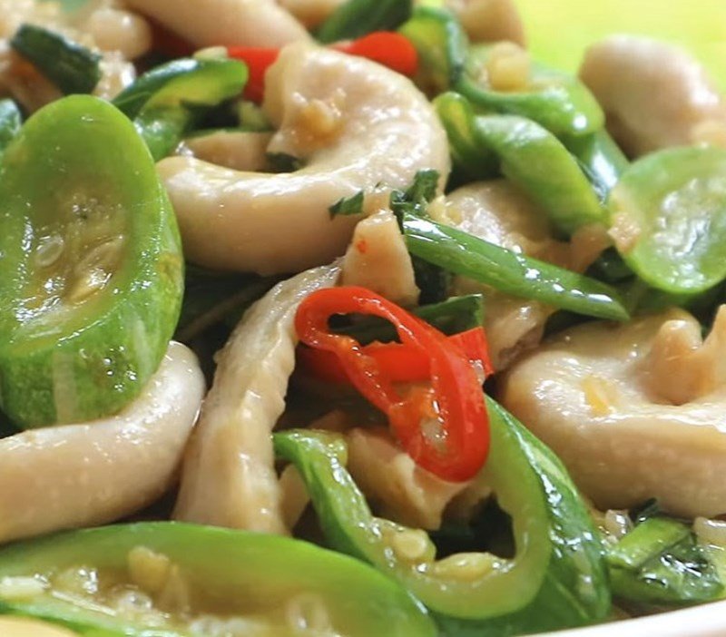 Mướp xào lòng non